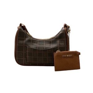Steve Madden Dark Brown Shoulder Bag with coin pouch